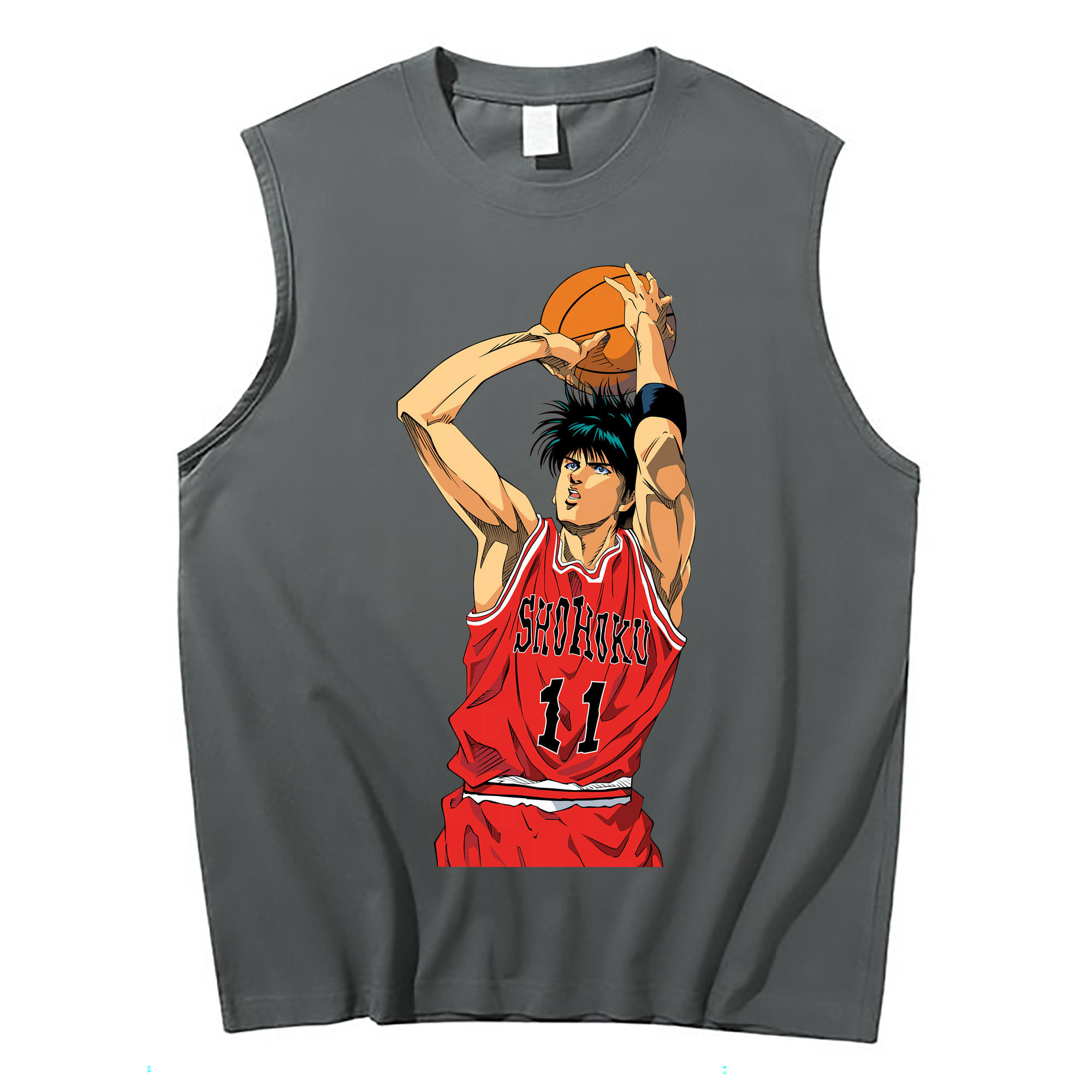 （画像用） SLAM DUNK／スラムダンク コットン100％タンクトップ（フロントプリント）